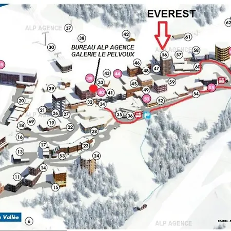 L'everest - 2 Pieces 5 Pers - L'everest - 031ev -plagne Centre Mae-9504 דירה